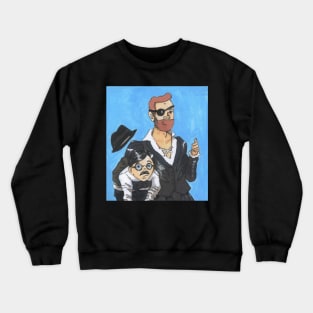 Fernando Pessoa and Camões - Literature Bros Crewneck Sweatshirt